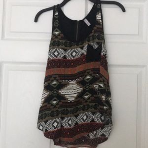 Patterned tank top